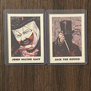 Extremely Rare Jack The Ripper / John Wayne Gacy True Crime Trading Cards